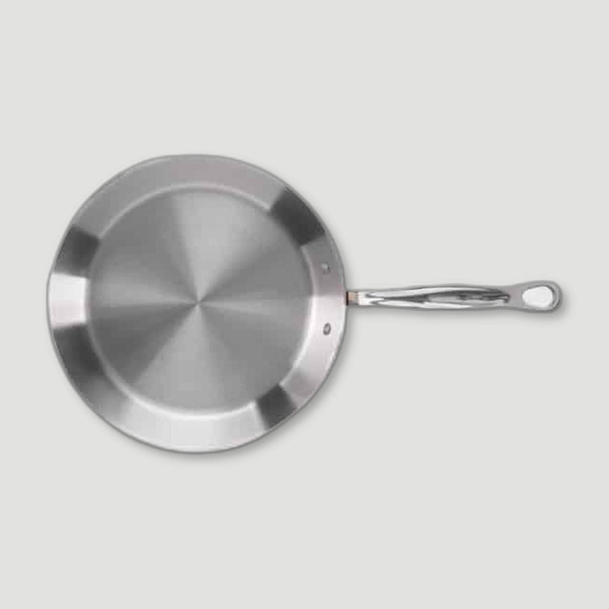Top view of 20cm Copper Induction Frying Pan from Samuel Groves - British Made Cookware