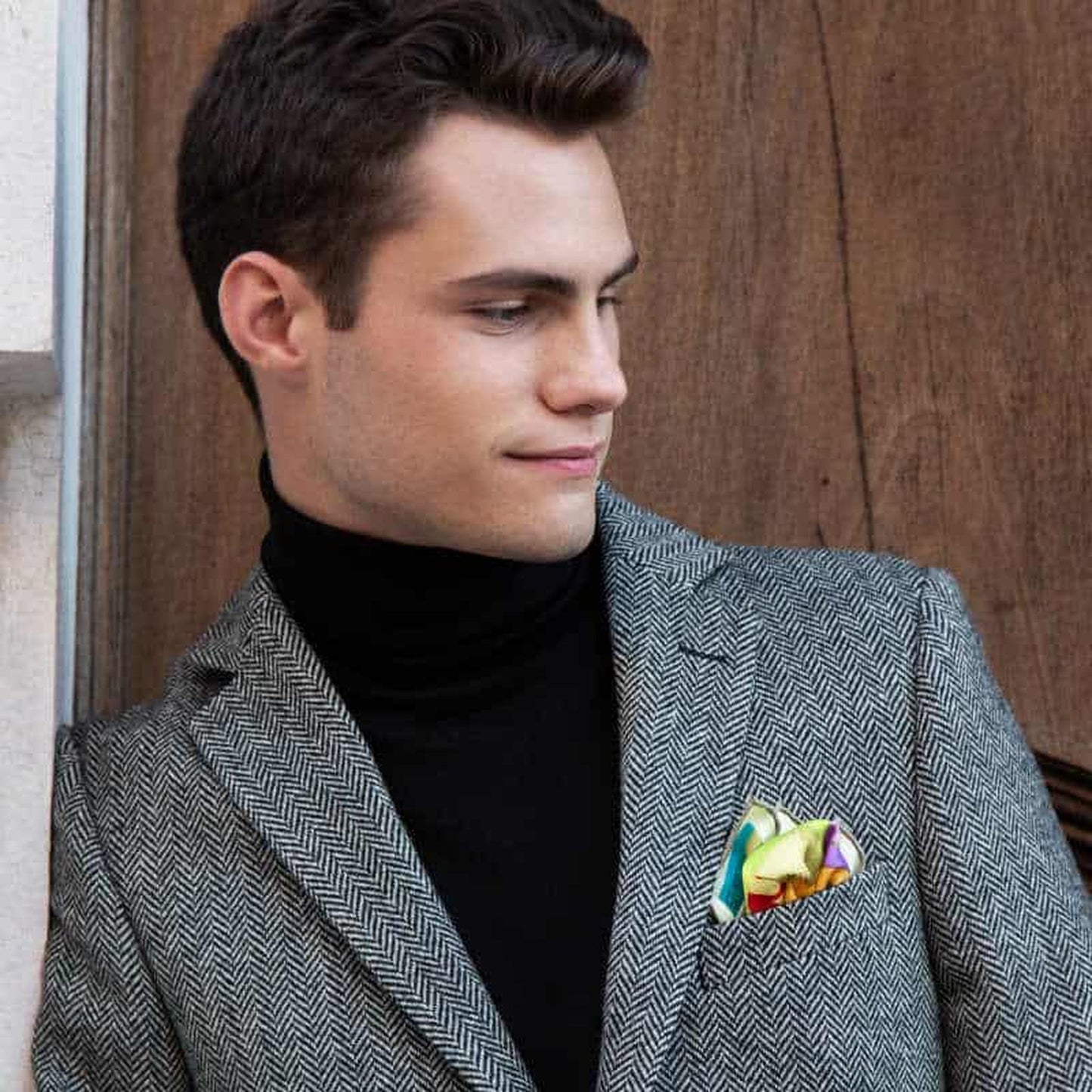 A Beautiful Jigsaw Silk Pocket Square