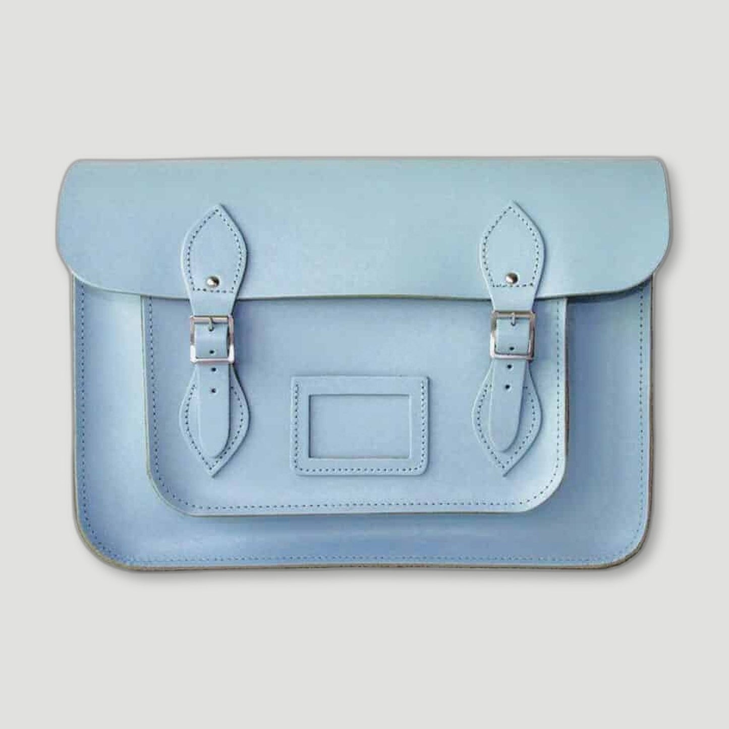 Aegean Blue Leather Satchel from The Original Satchel Store - British Made Leather Satchels