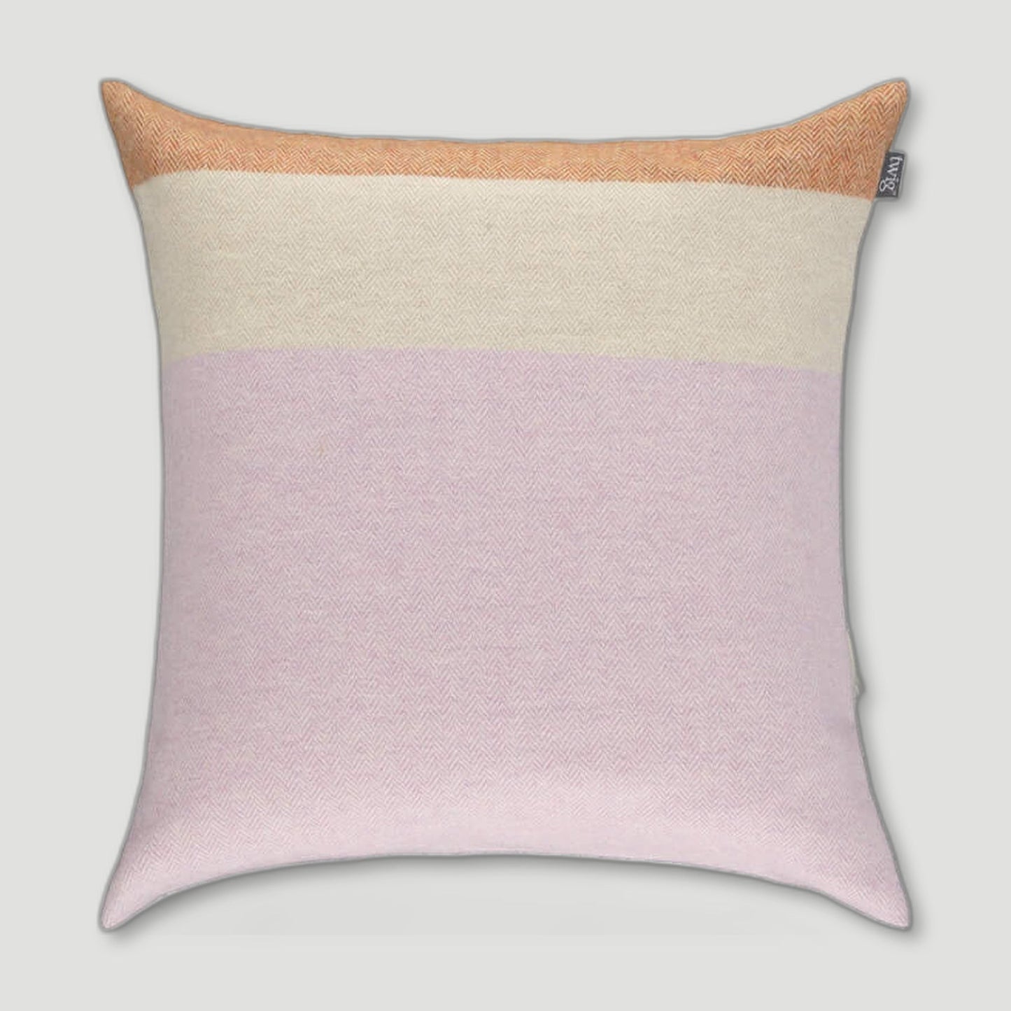 Back view of Beatrix Cushion from Twig - British Made Wool Throws