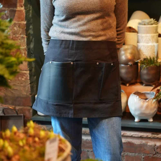 Black Gardener's Half Apron