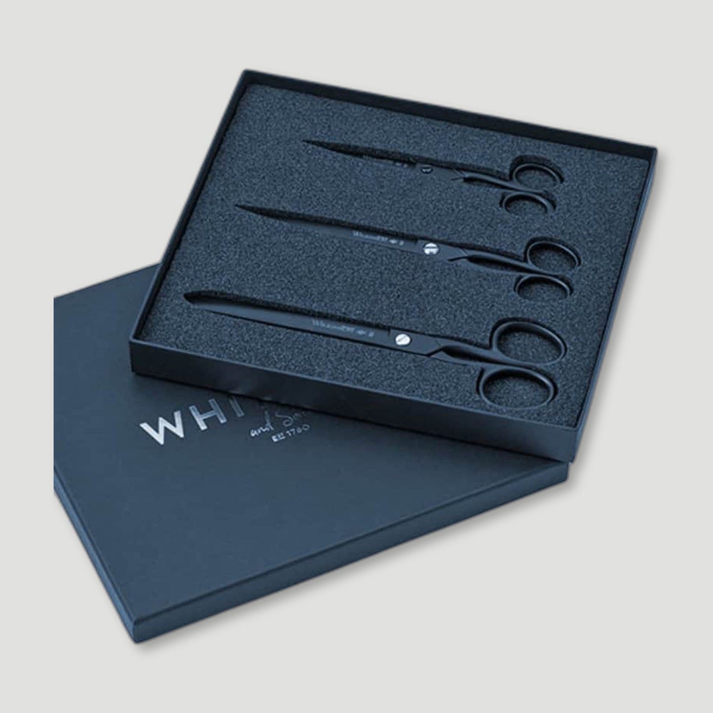 Black Paper Scissor Gift Set from William Whiteley & Sons - British Made Scissors