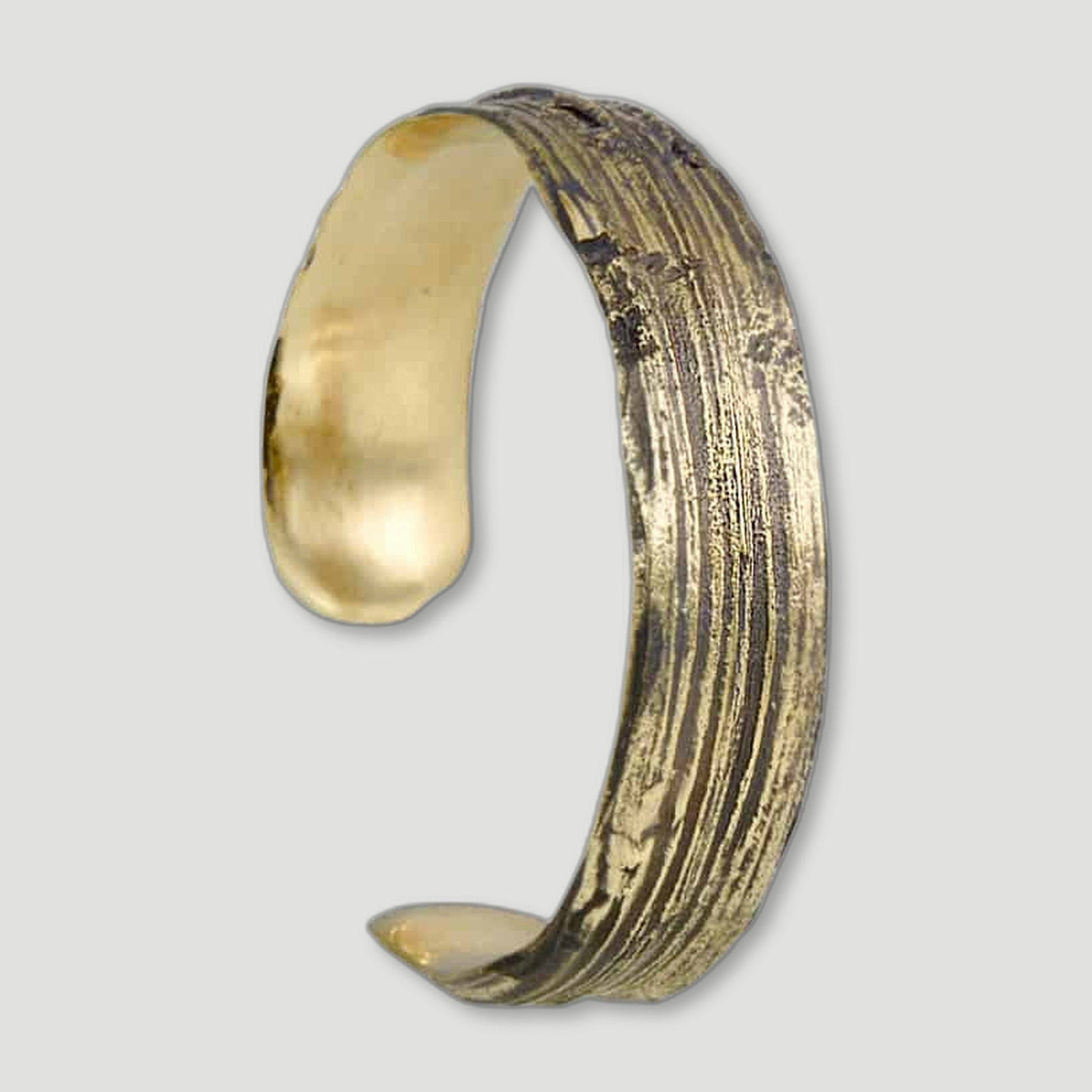 Bronze Bark Cuff from Issy White - British Made Women'S Jewellery