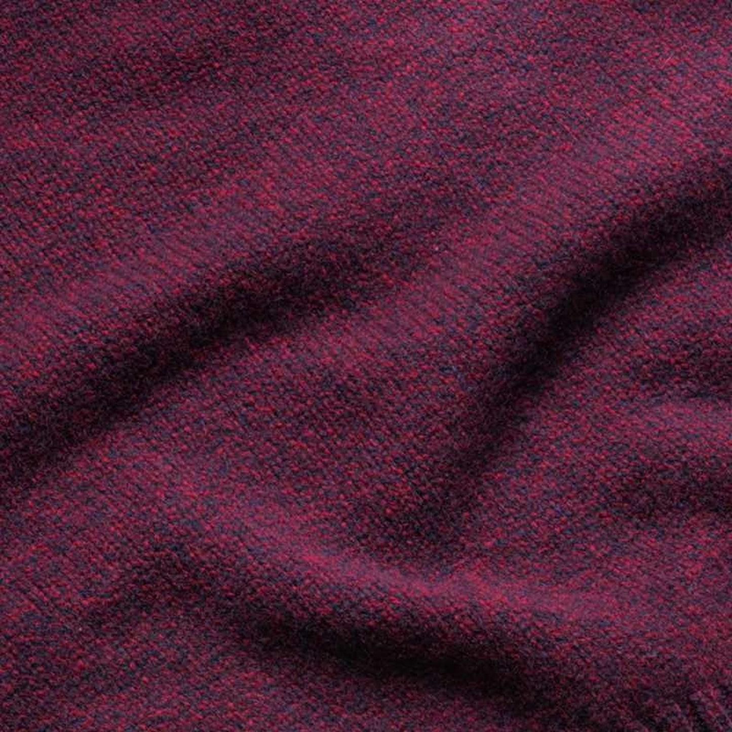 Burgundy Dean Lambswool Crew Neck Jumper