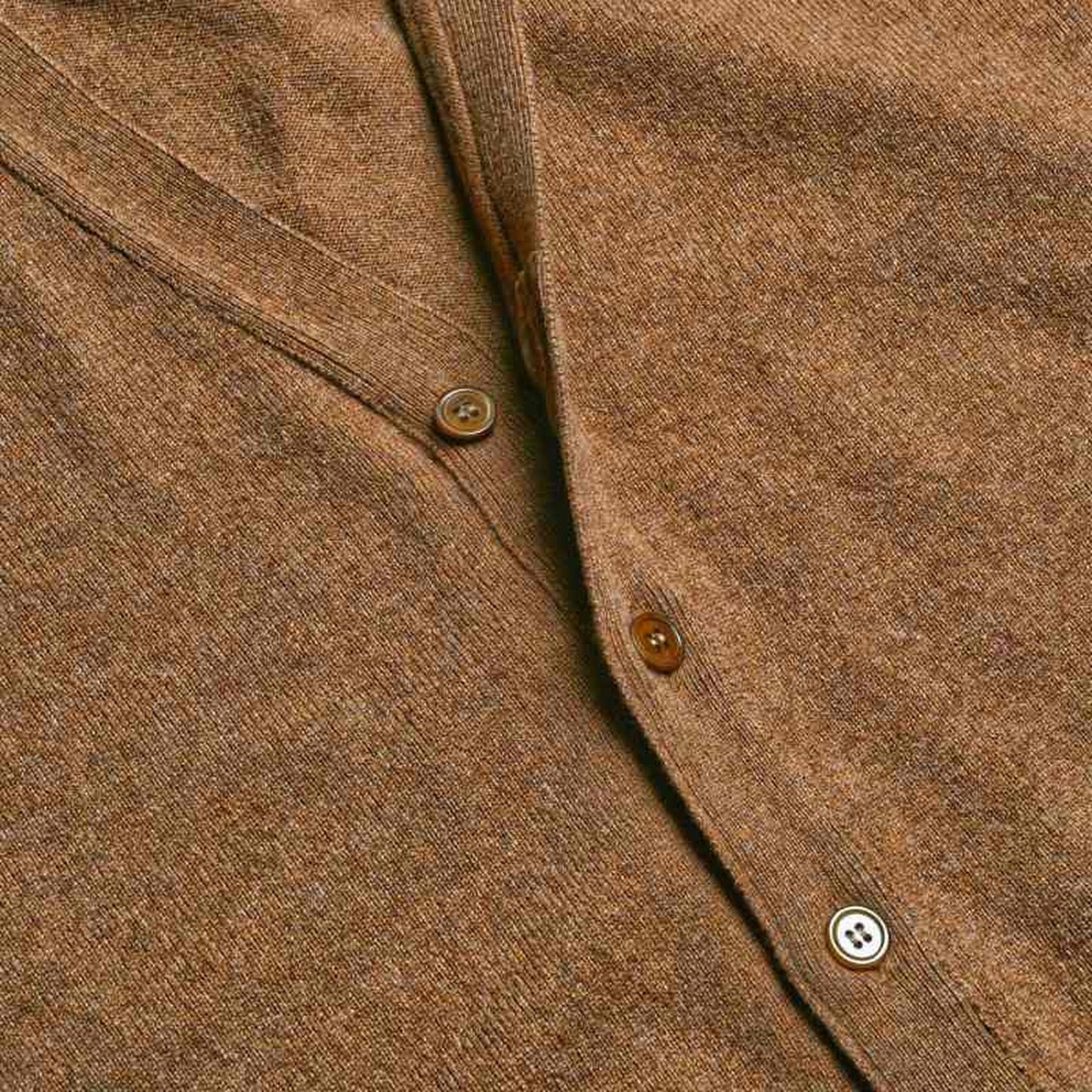 Camel Stewart Fine Lambswool Cardigan