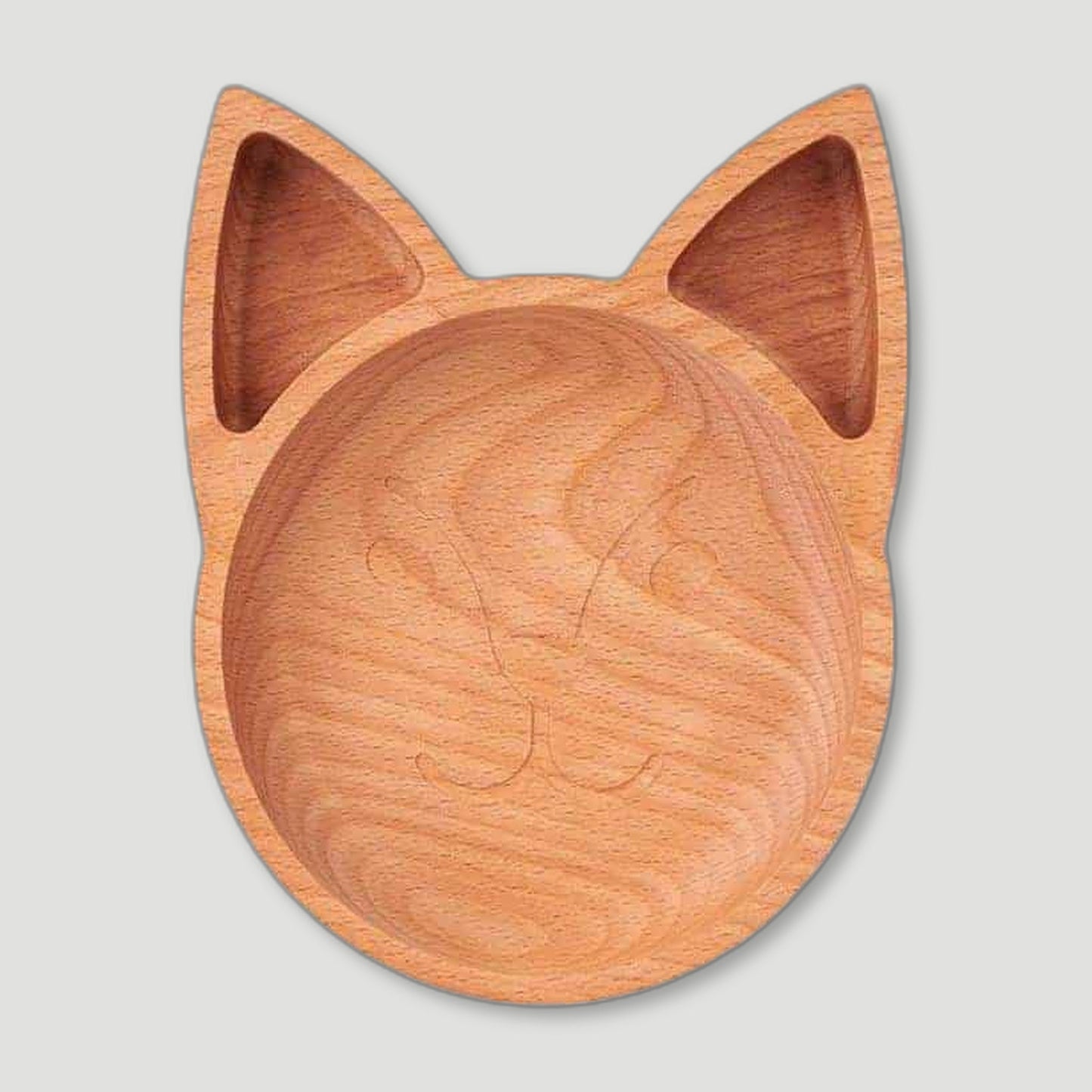 Children's Fox Plate from Wood Life Project - British Made Children'S Tableware