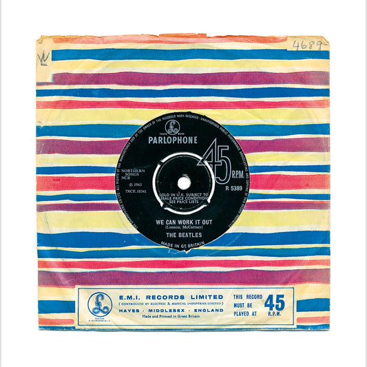 Coloured Record Sleeve Art Print