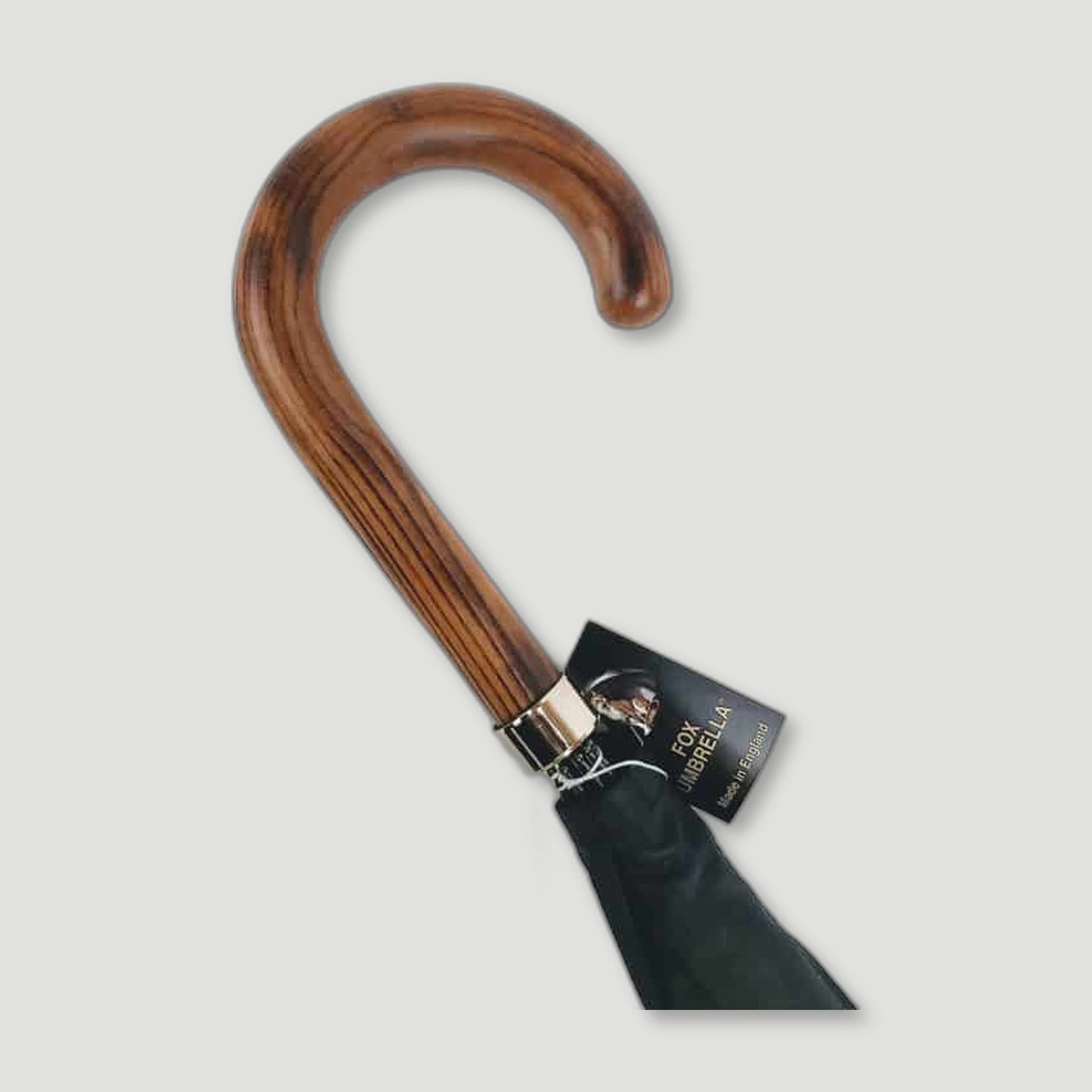 Dark Grained Hardwood Umbrella from Fox Umbrellas - British Made Umbrellas