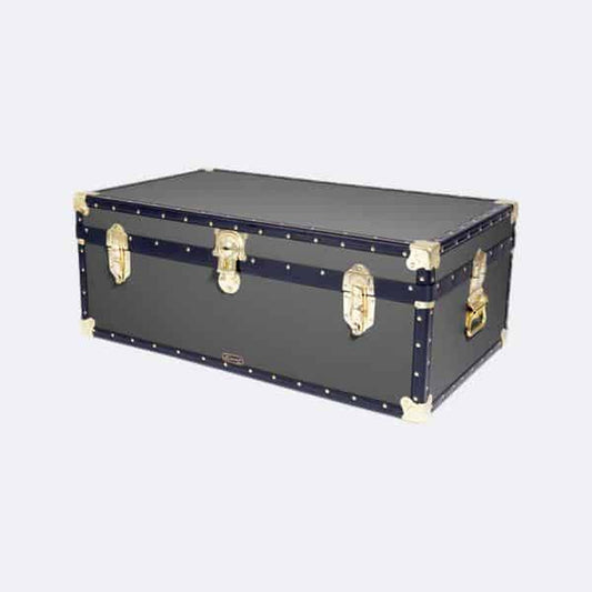 Dark Grey Steamer Trunk