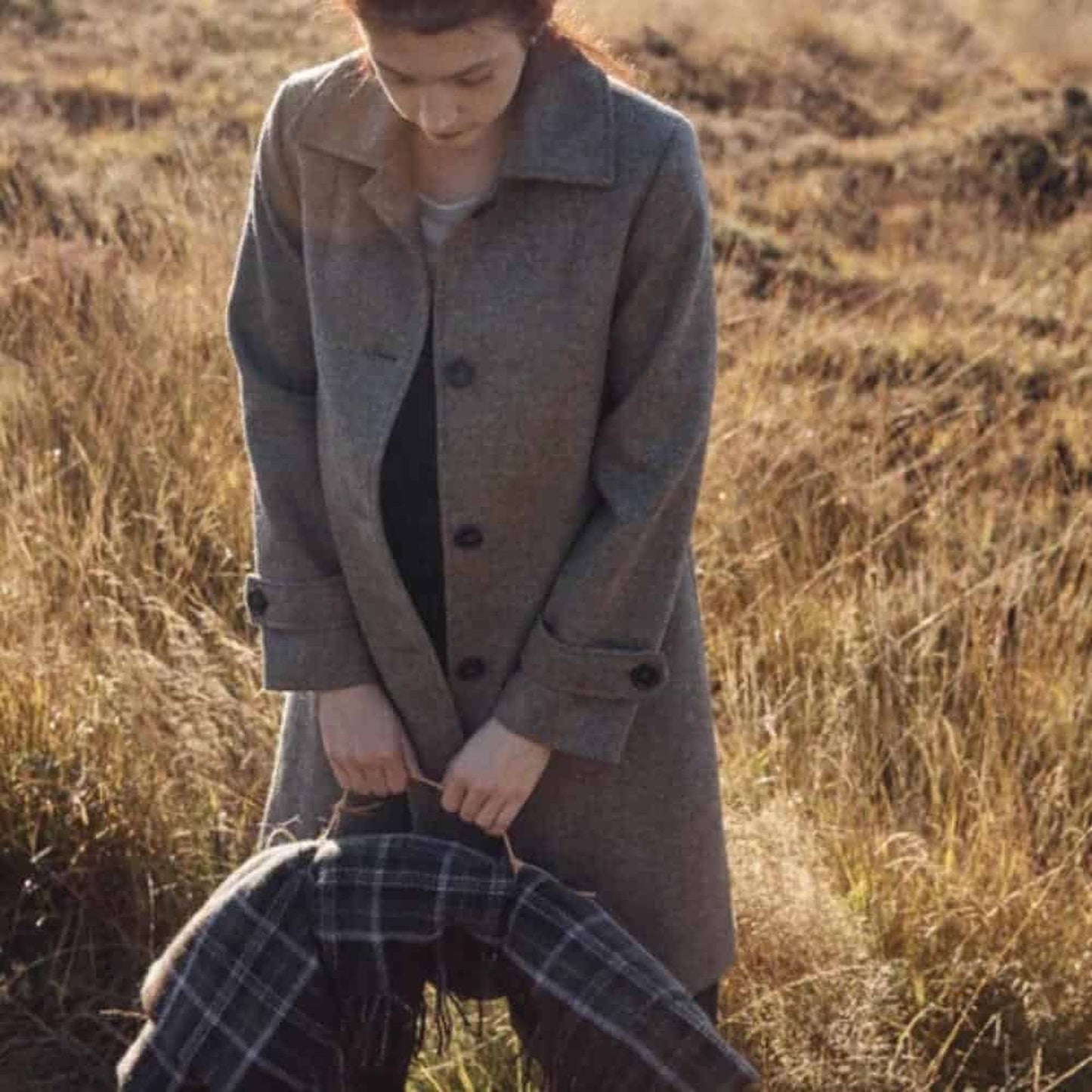 Denholme Coat - Natural Grey