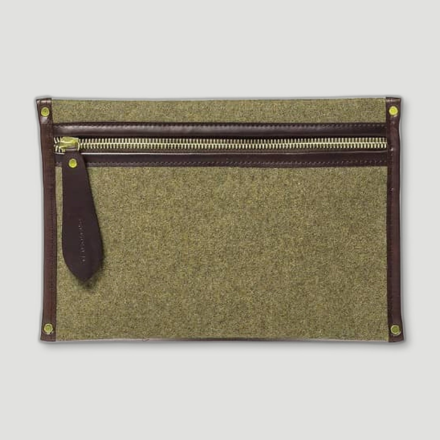 Docket Small Pouch - Khaki from CHERCHBI - British Made Bags