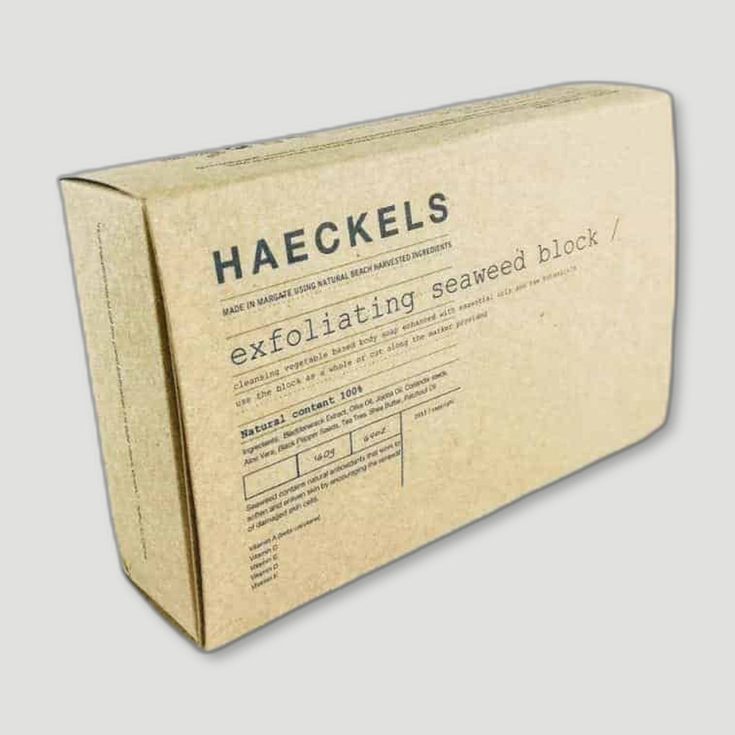 Exfoliating Seaweed Block from Haeckels - British Made Seaweed Skincare