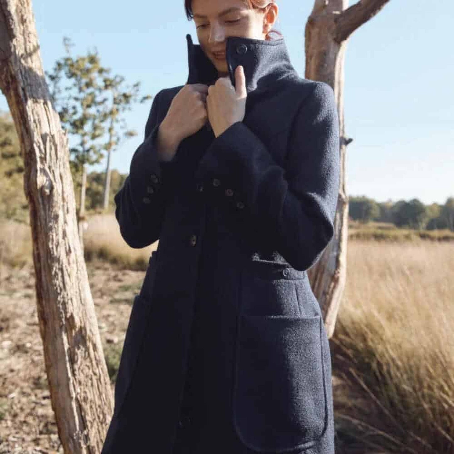 FALKIRK COAT - NAVY