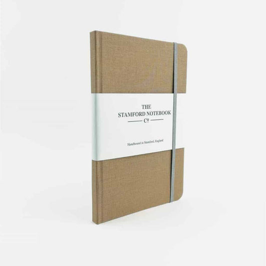Fawn Woven Cloth Notebook