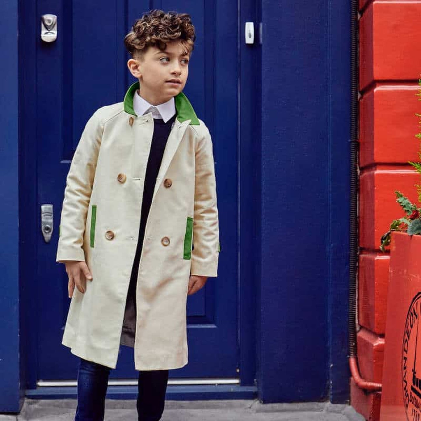 Fulham Boys Bridge Coat Apple
