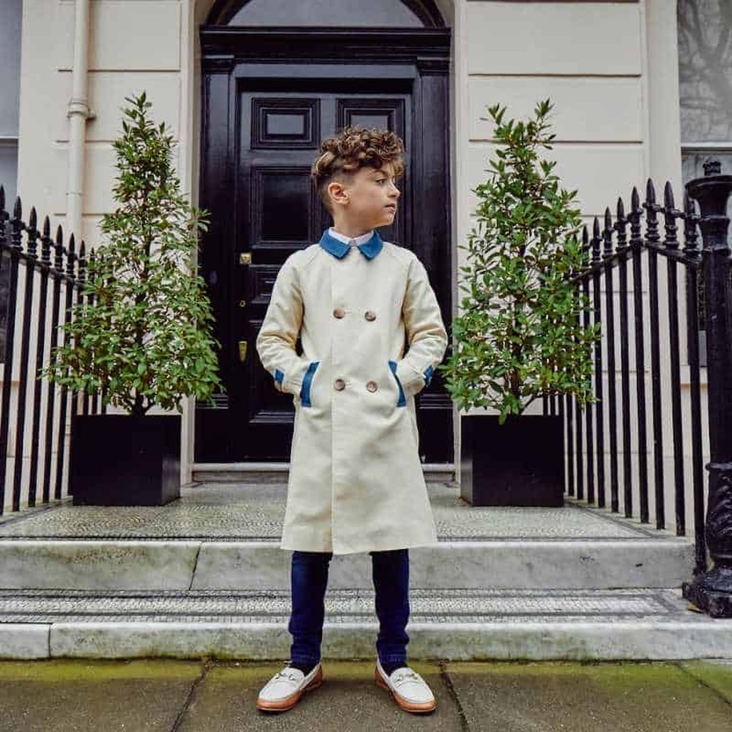 Fulham Boys Bridge Coat Delft