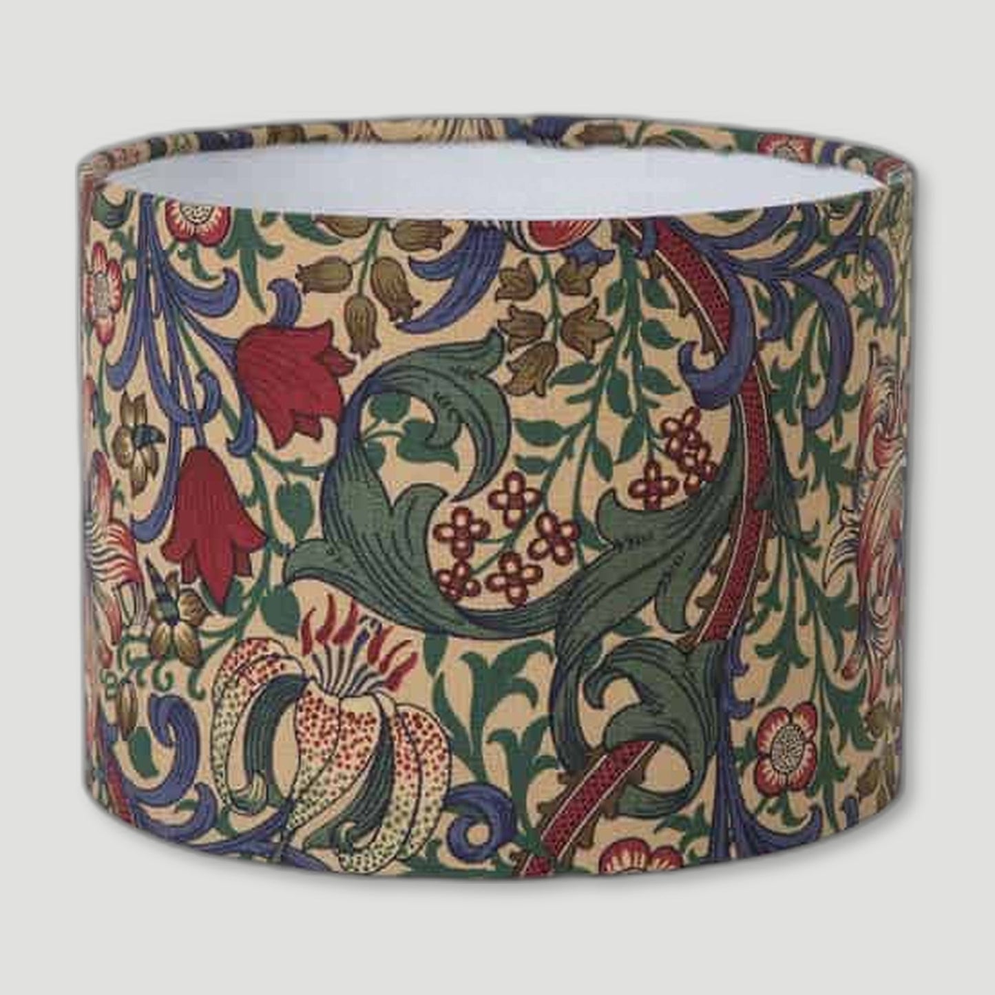 Golden Lily Cotton Lampshade 20cm from Green&Heath - British Made Homeware