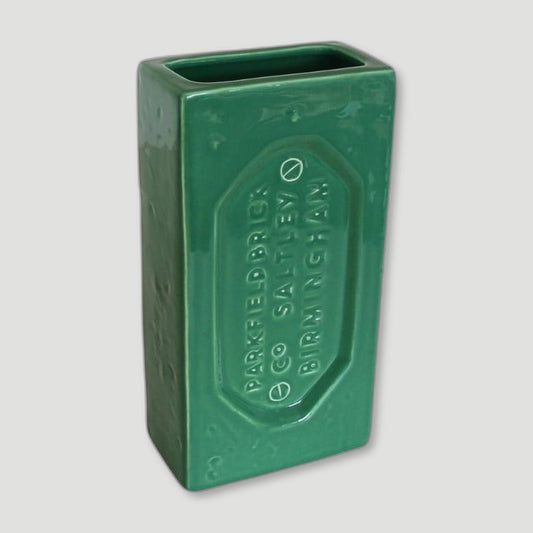 Green Birmingham Brick Vase