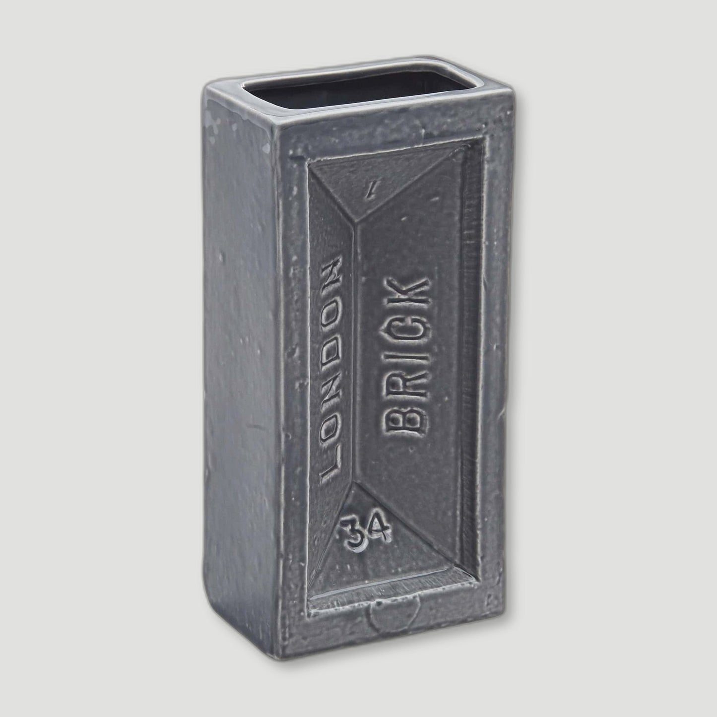 Grey London Brick Vase