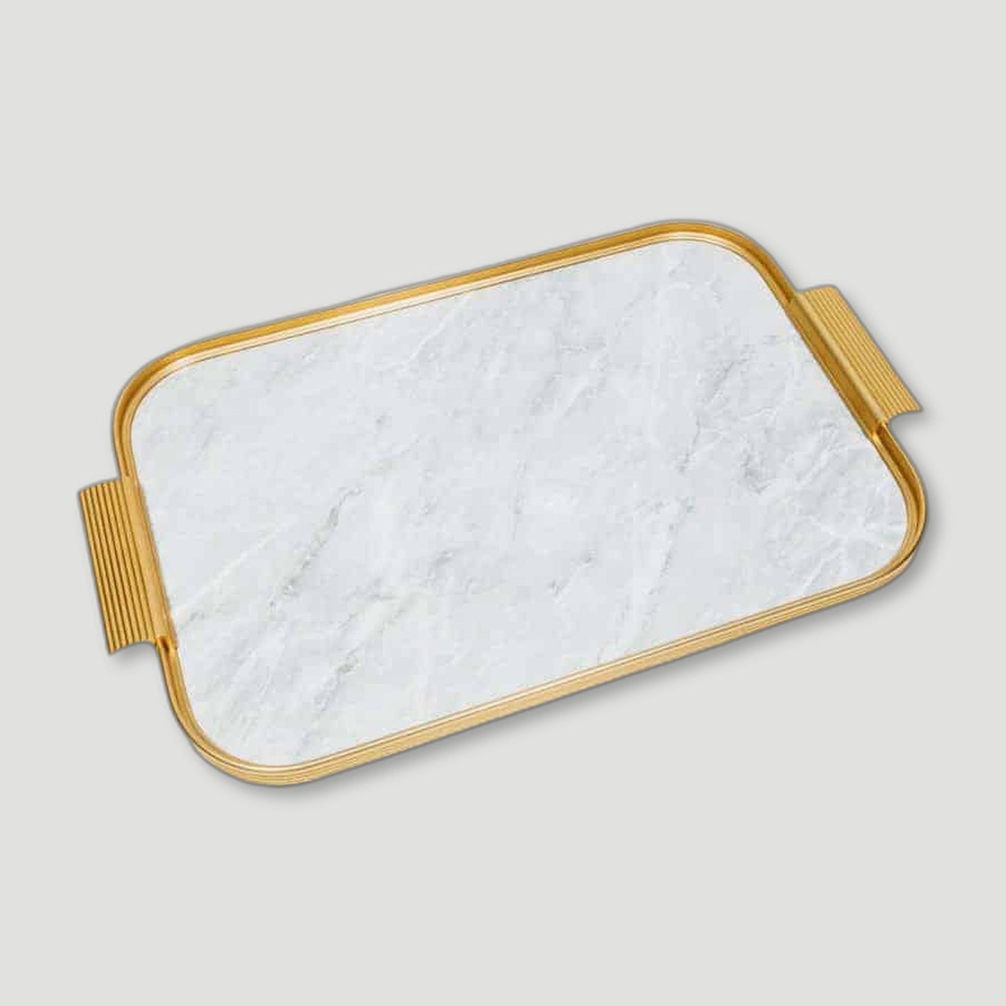 Grey Marble S18 Tray from Kaymet - British Made Serving Trays