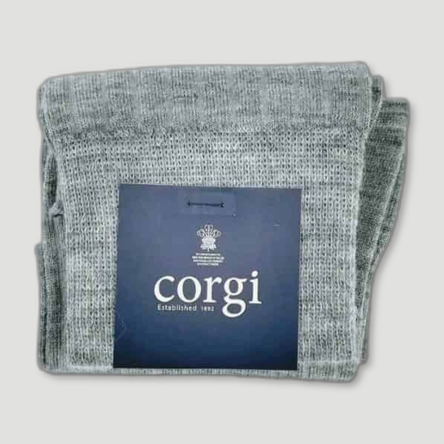 Grey Wool Socks | Lightweight from Corgi Socks - British Made Wool Socks