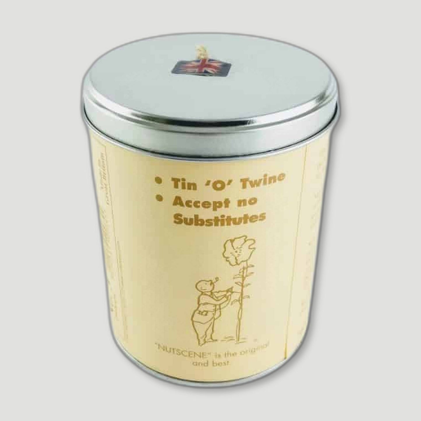 Iconic Tin of Natural Twine from Nutscene - British Made Garden Twine