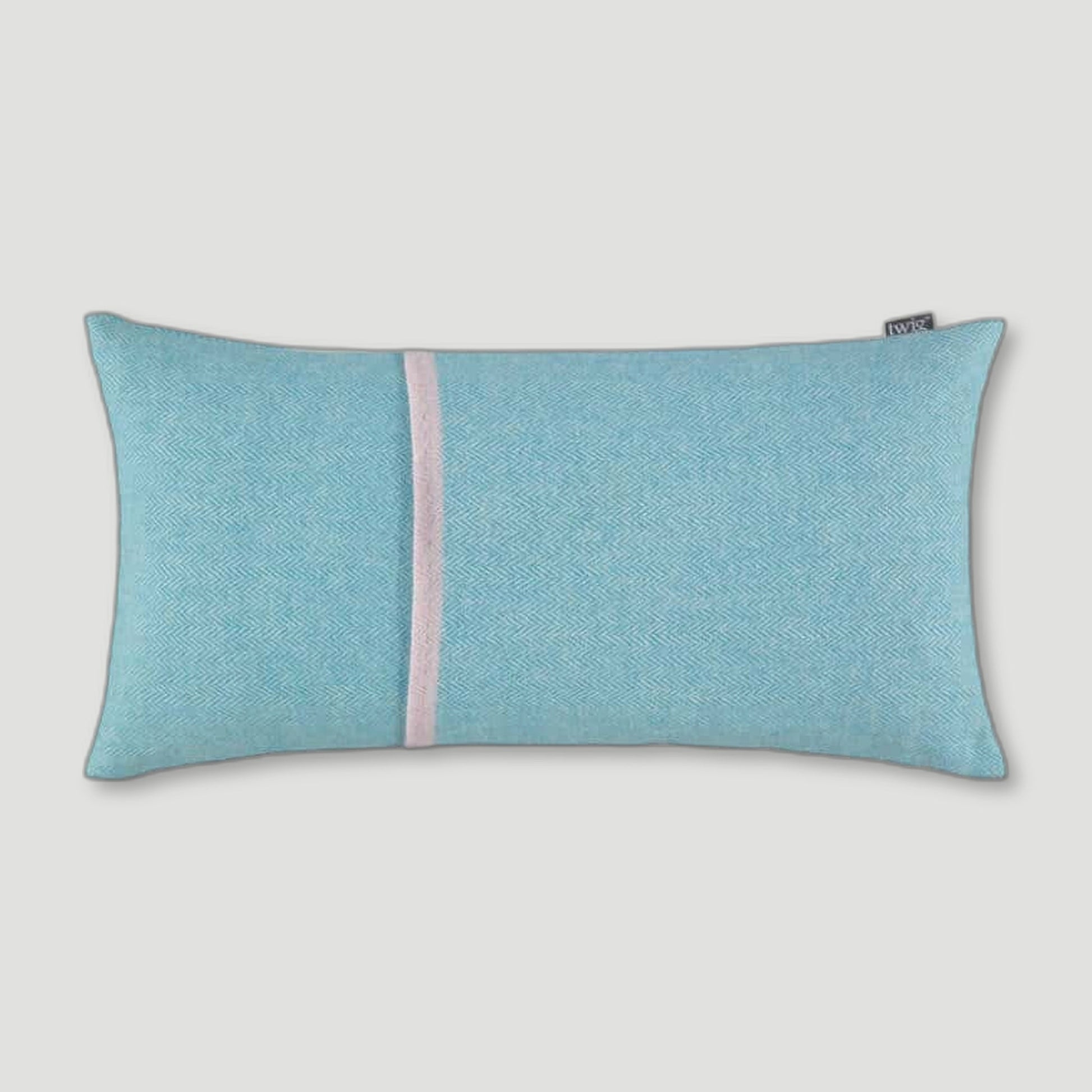 Front view of Ida Bolster Cushion from Twig - British Made Wool Throws