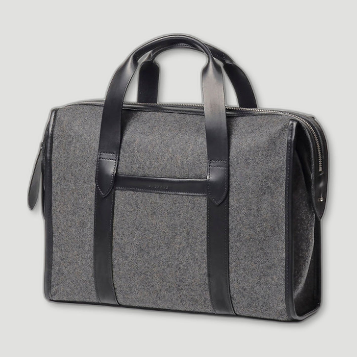 Isambard Briefcase - Grey from CHERCHBI - British Made Bags