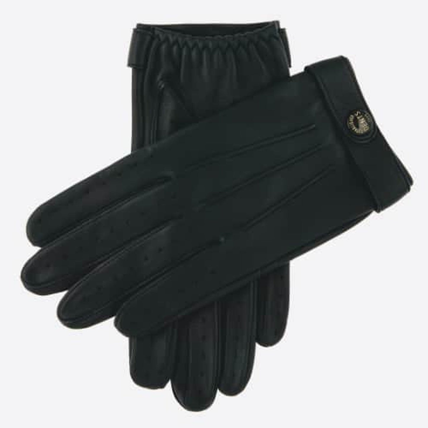 James Bond 'Fleming' Black Driving Gloves
