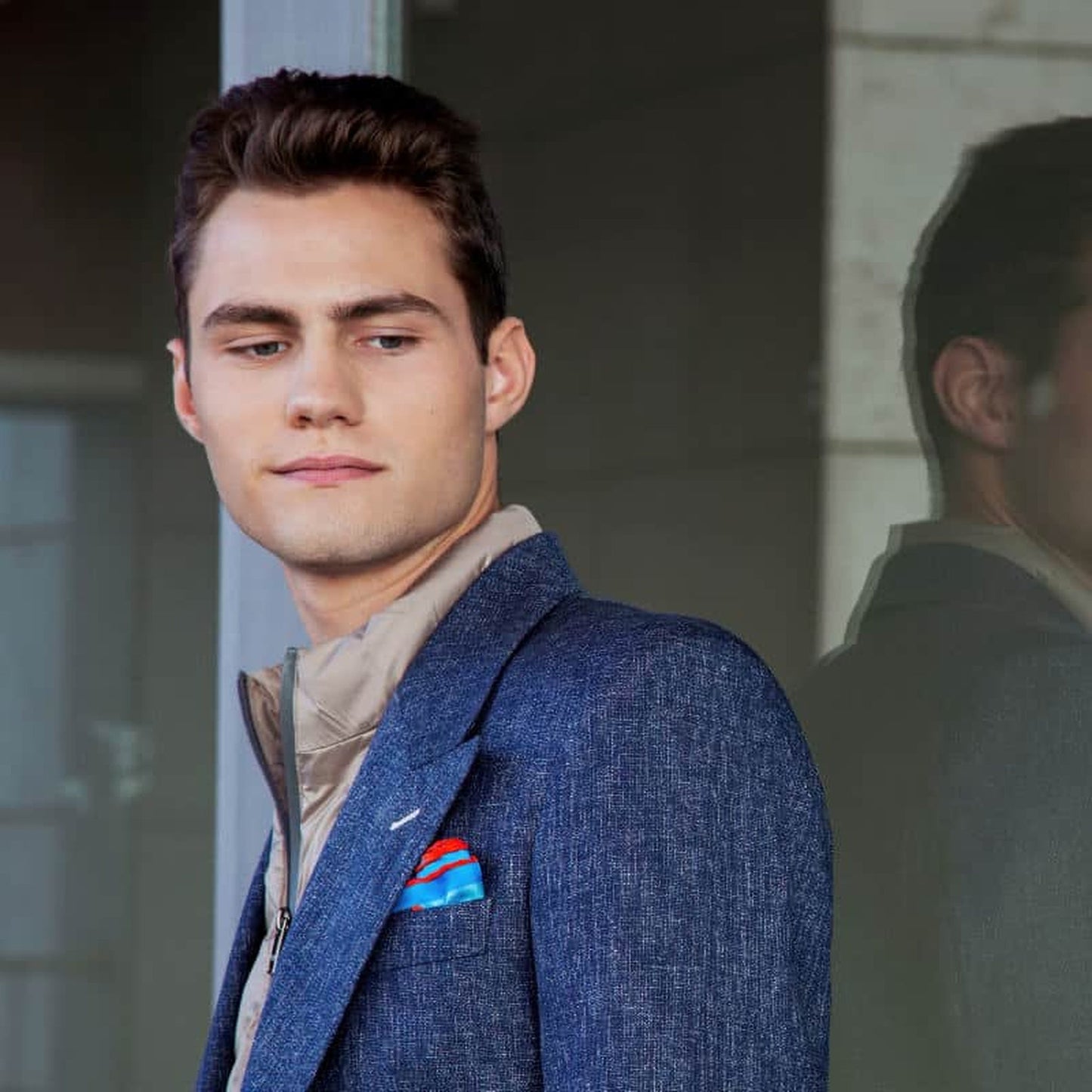 Jubilee Diamond Silk Pocket Square