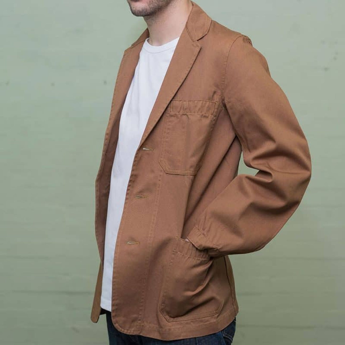 Khaki Engineer Jacket