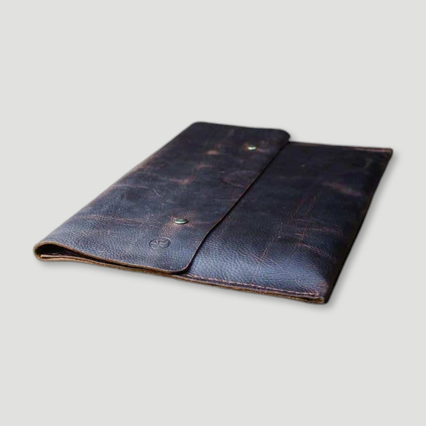 Kodiak Leather Laptop Case from Heather Borg - British Made Leather Bags