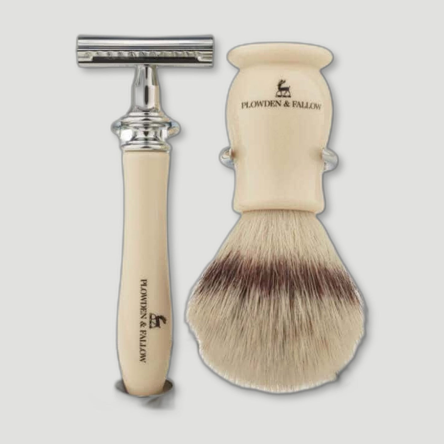 LUDLOW SAFETY RAZOR SHAVING SET EBONY from Plowden & Fallow - British Made Perfumes & Fragrances