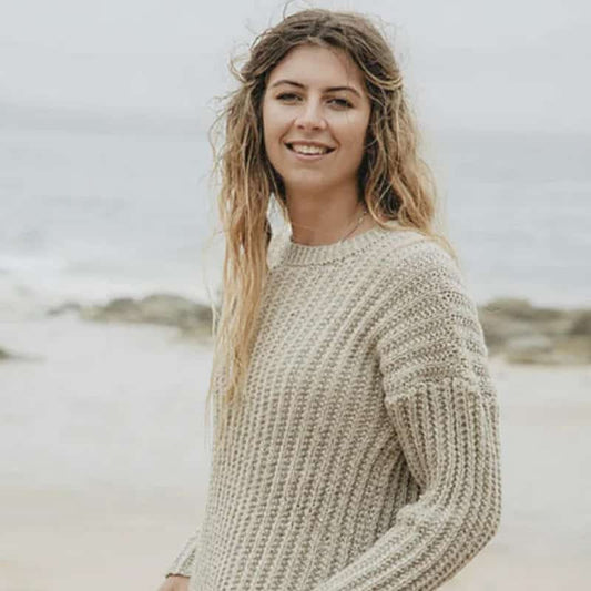 Lyonesse Rib Sweater Knitting Kit