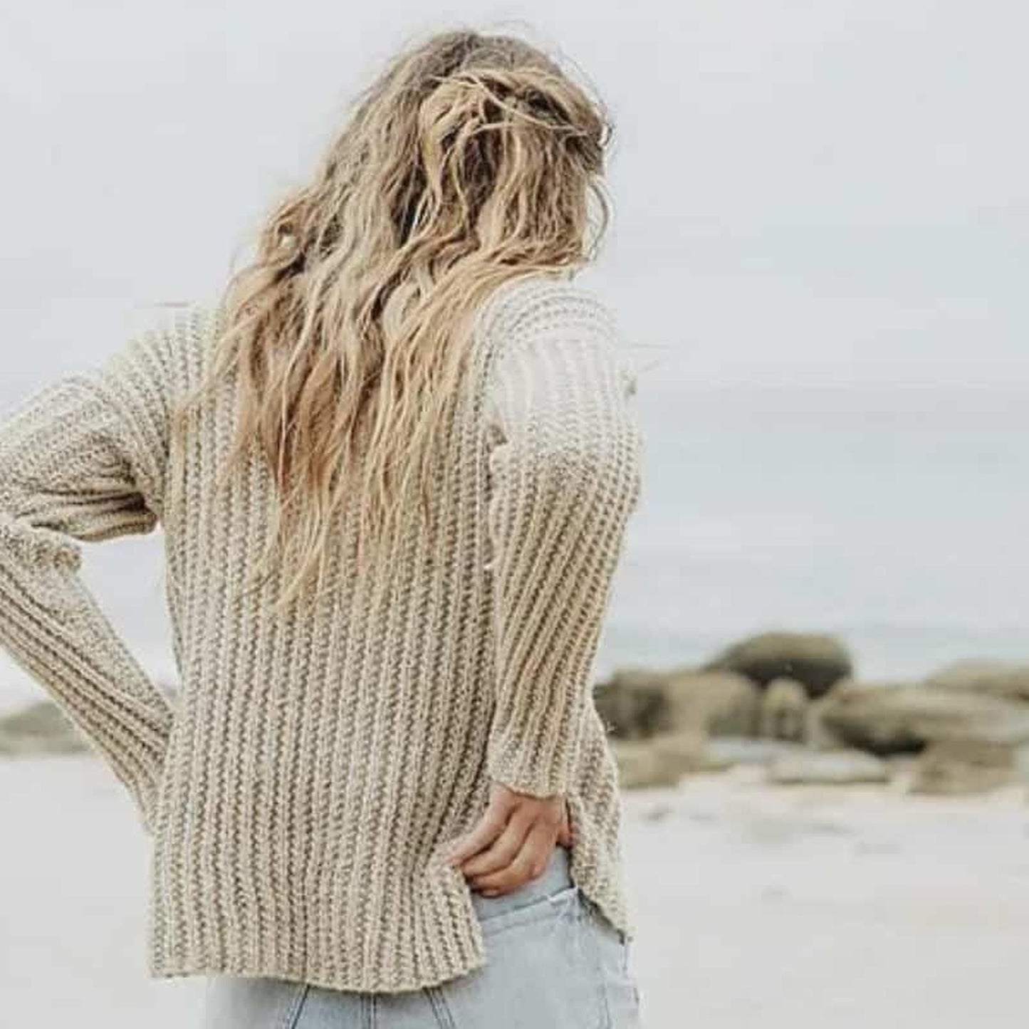 Lyonesse Rib Sweater Knitting Kit