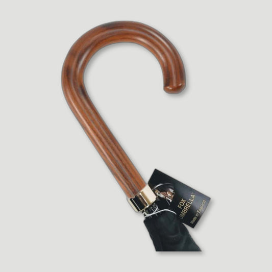 Medium Brown Hardwood Umbrella from Fox Umbrellas - British Made Umbrellas