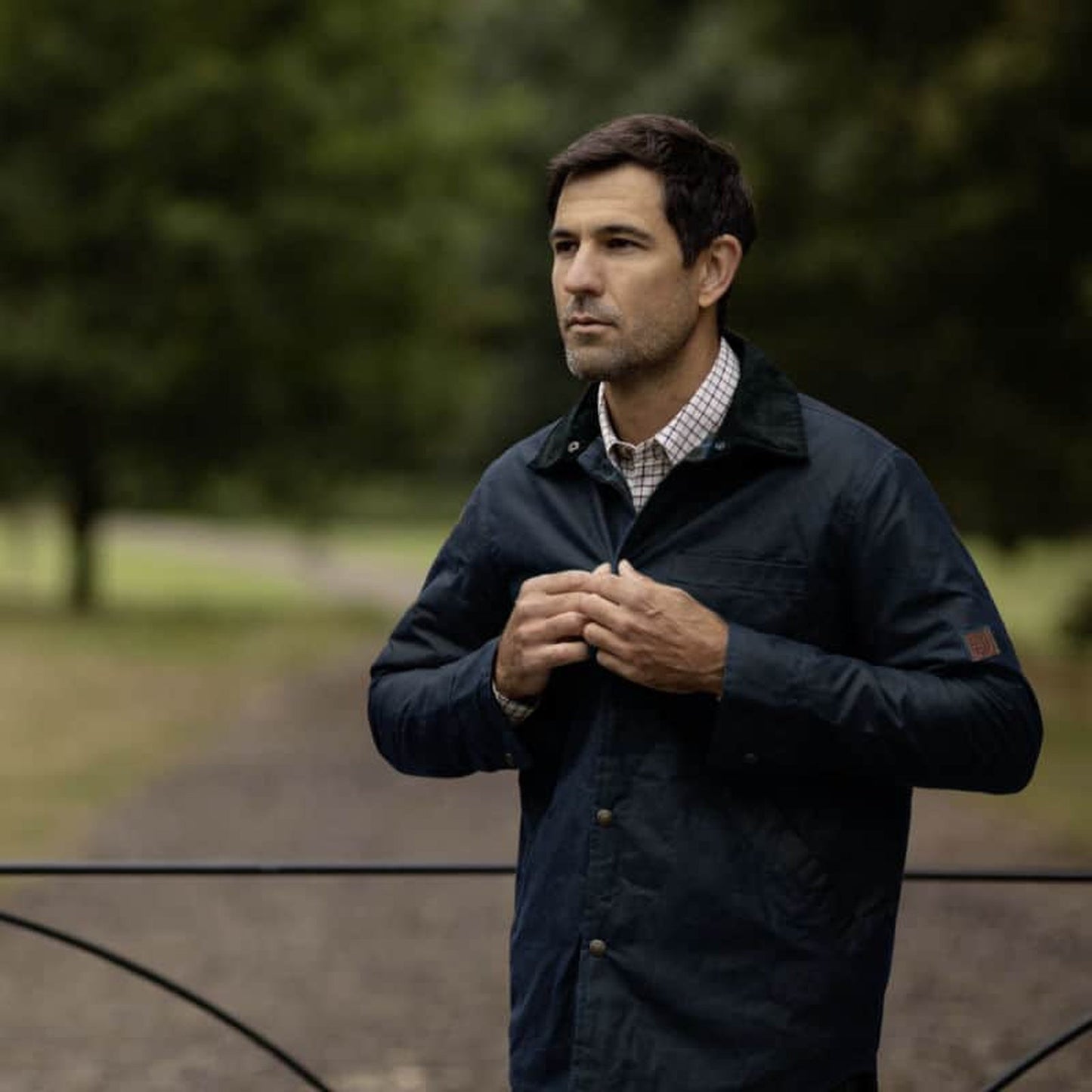 Men's Alum Waxed Shirt - Navy