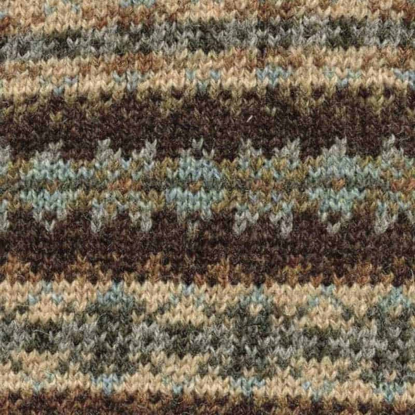 Men's Country Fair Isle Crew - Light Coffee