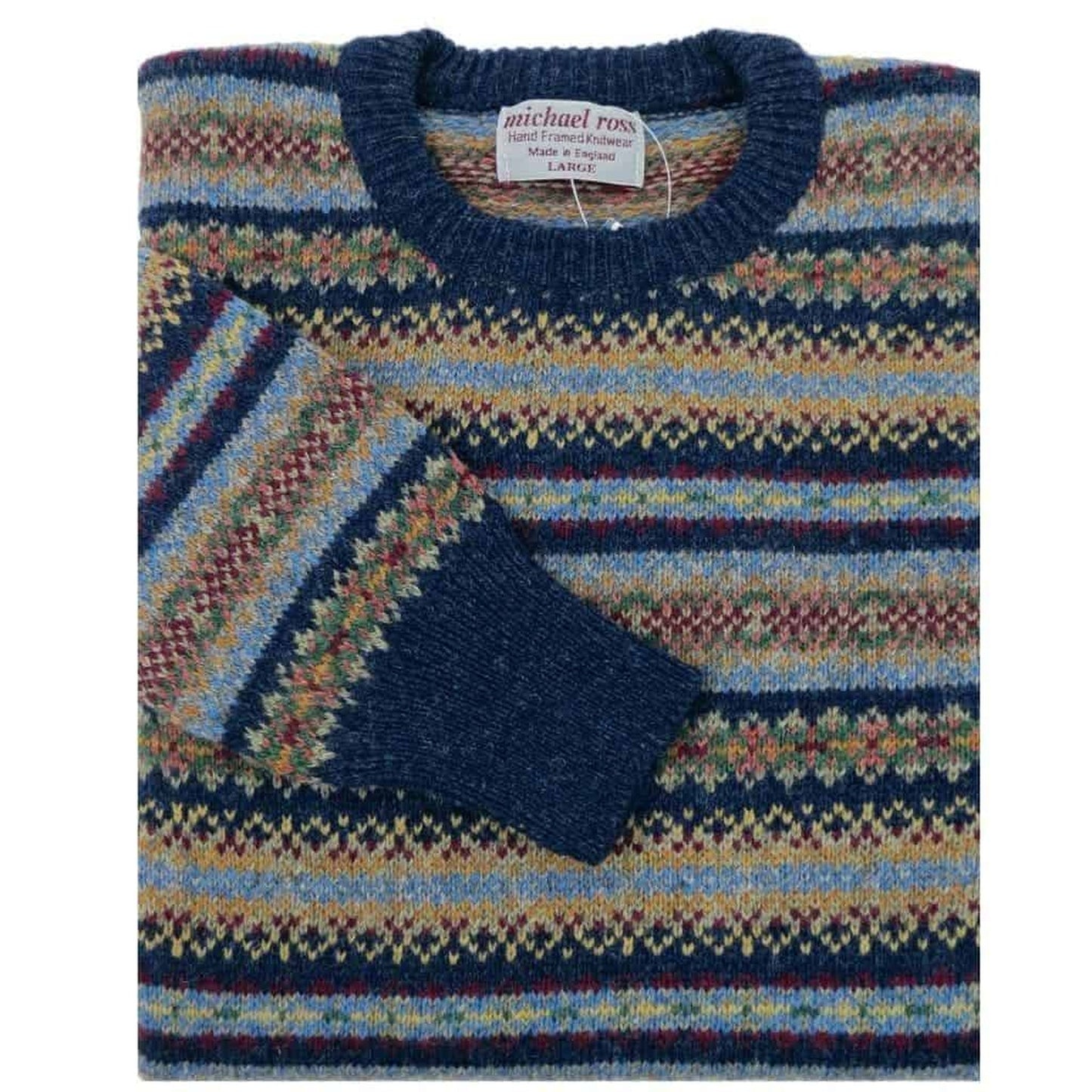 Men's Harvest Fair Isle - Indigo Blue