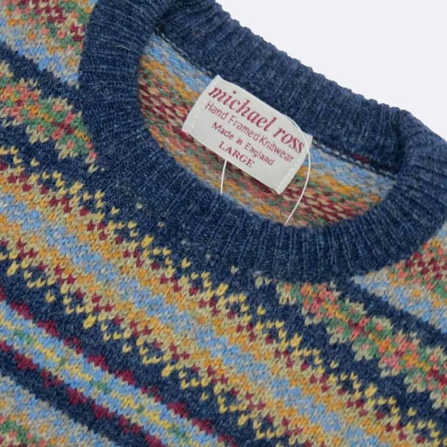 Men's Harvest Fair Isle - Indigo Blue