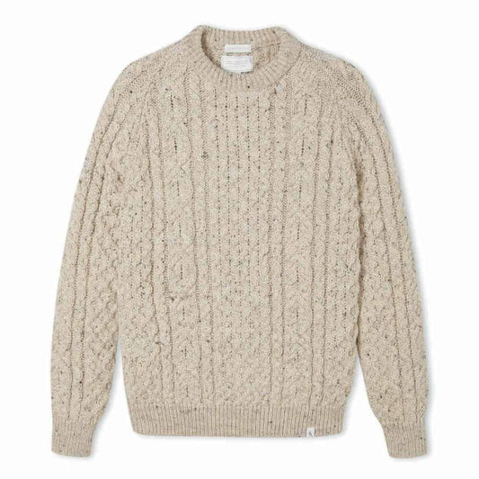 Men's Hudson Aran Jumper - Skiddaw