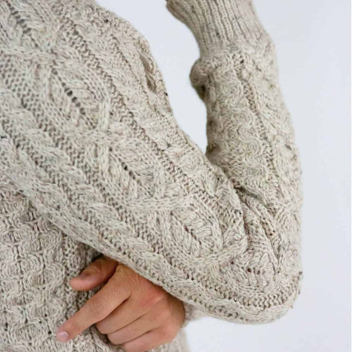 Men's Hudson Aran Jumper - Skiddaw