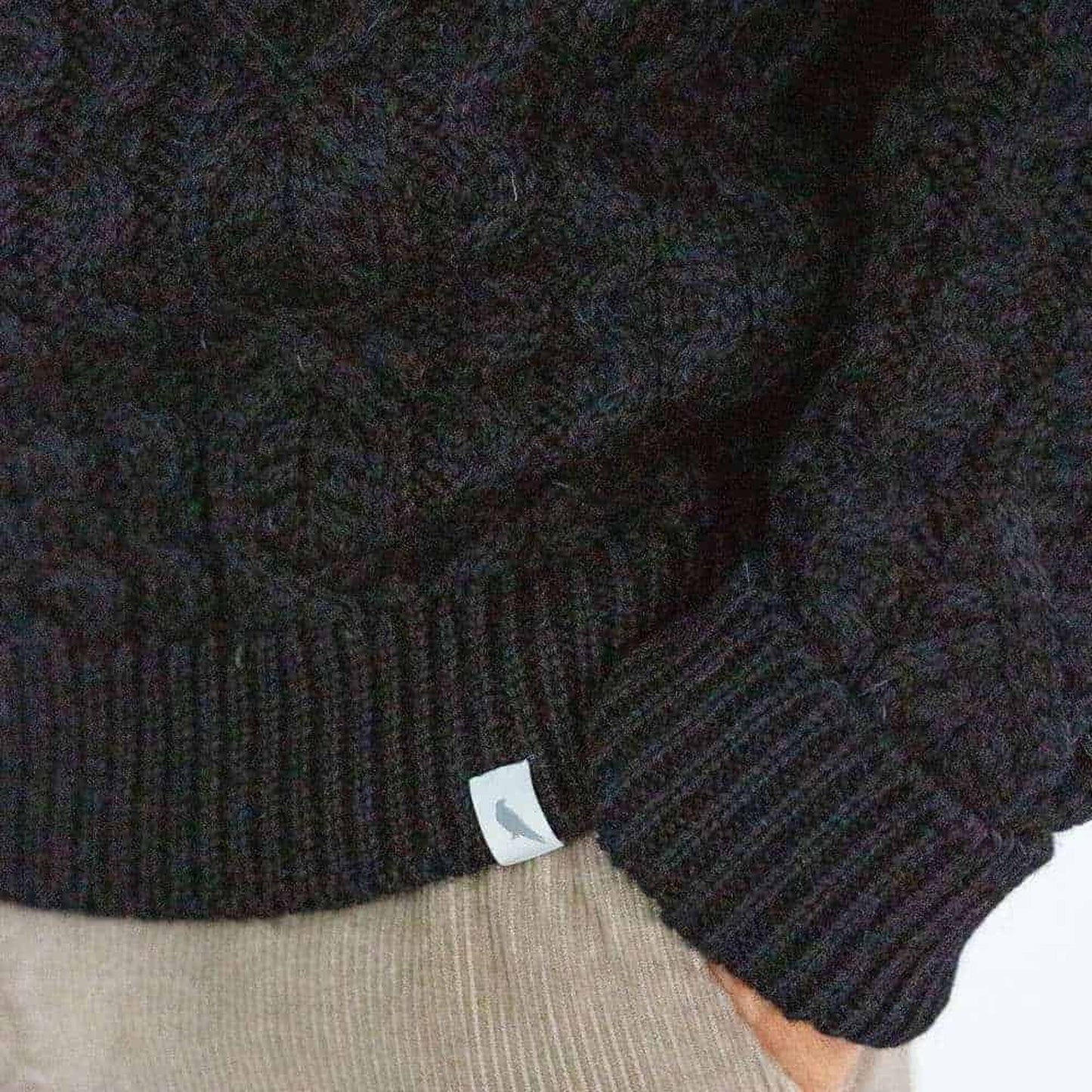 Men's Navy Hudson Aran Jumper