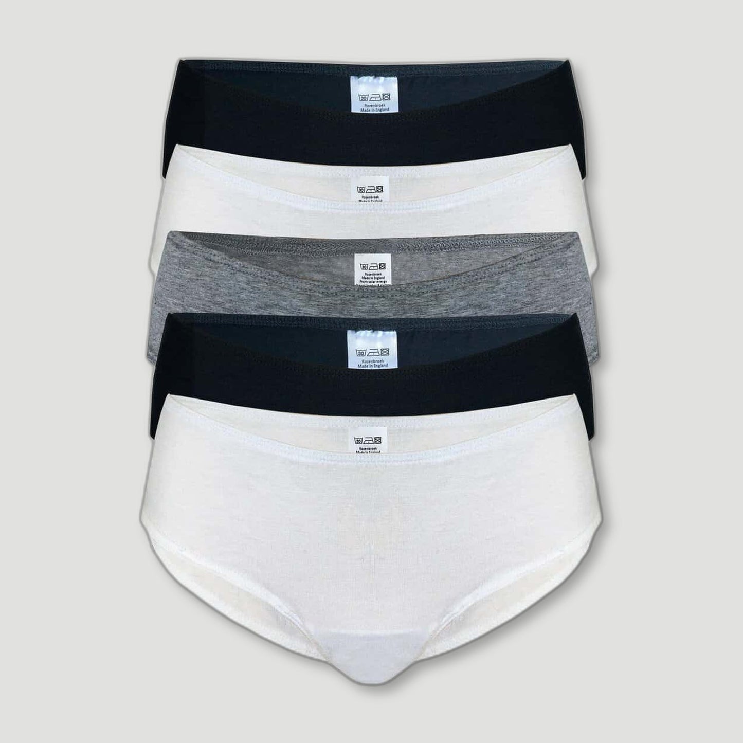 Mixed organic bamboo full brief