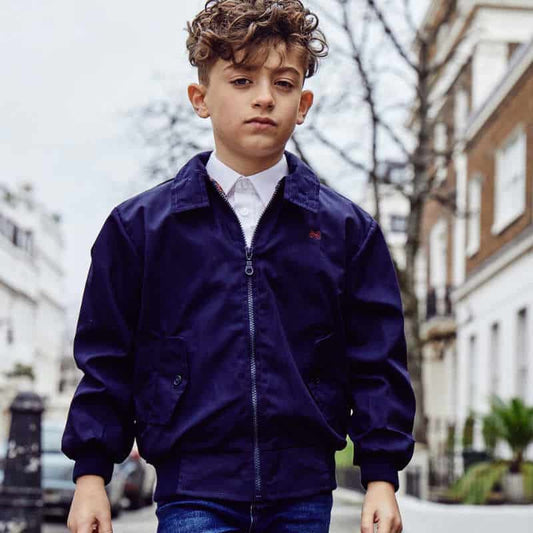 Navy Carnaby Boys Bomber Jacket