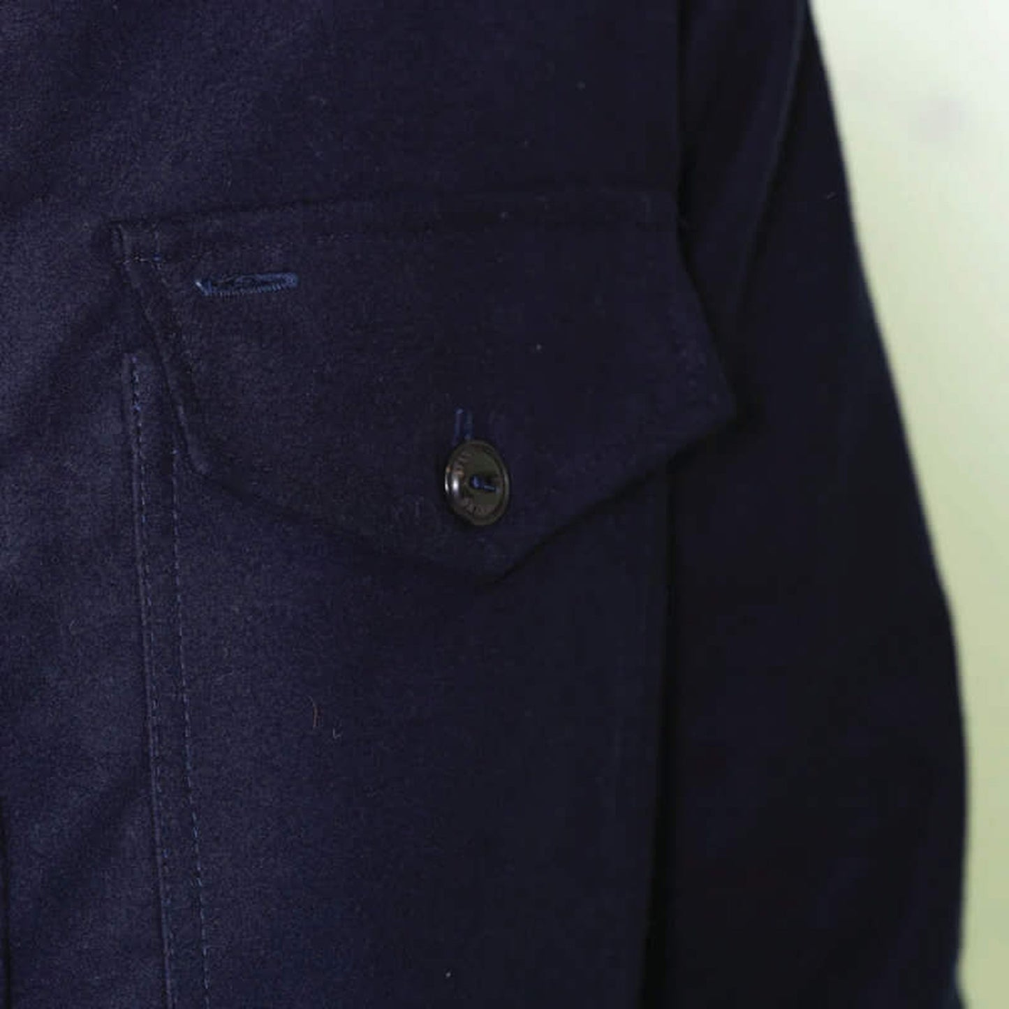 Navy Moleskin Maritime Overshirt