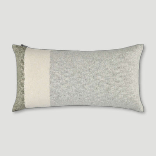 Front view of Nordic Bolster Cushion from Twig - British Made Wool Throws