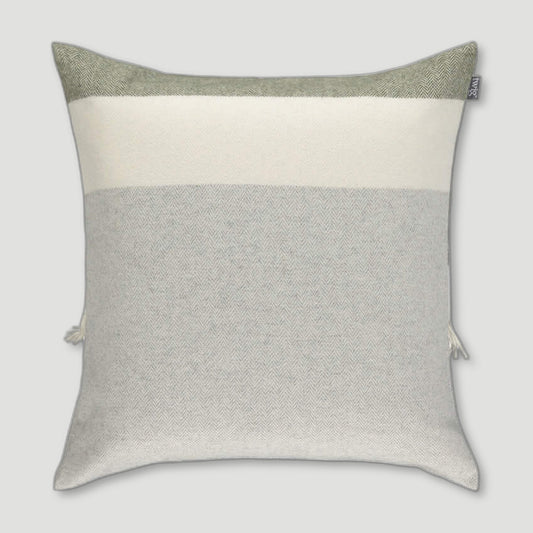 Back view of Nordic Cushion from Twig - British Made Wool Throws