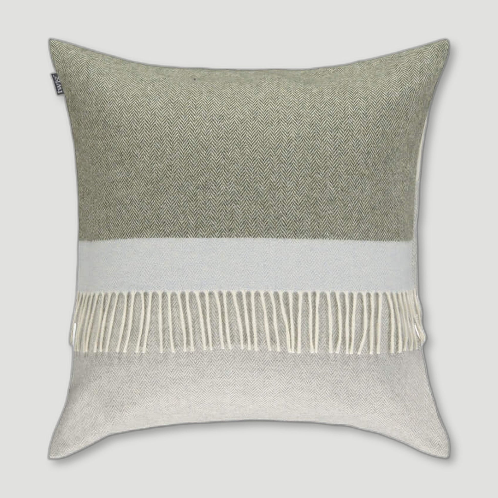 Front view of Nordic Cushion from Twig - British Made Wool Throws