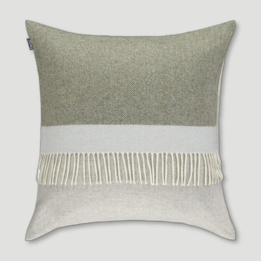 Front view of Nordic Cushion from Twig - British Made Wool Throws